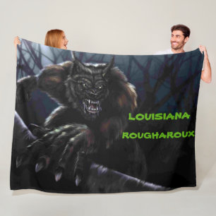 LOUISIANA ROUGAROUX FLEECE BLANKET
