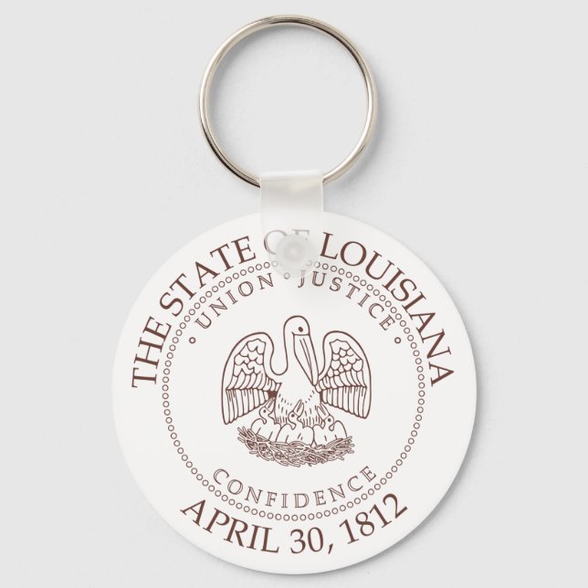 Louisiana sign keychain (Front)