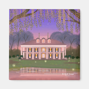 Louisiana Southern Mansion Magnet