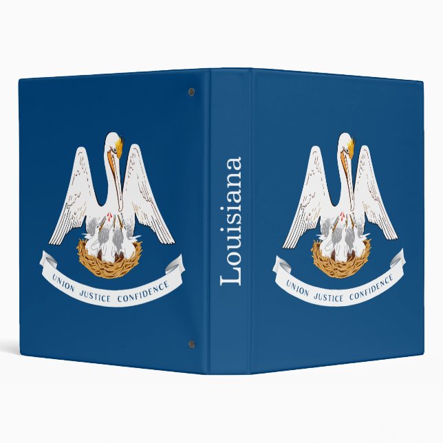 Louisiana State Flag Binder (Background)