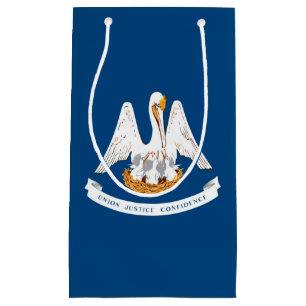 Louisiana State Flag Design Small Gift Bag