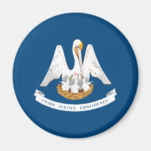 Louisiana State Flag Magnet