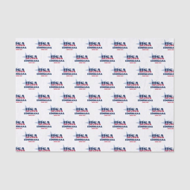 Louisiana State Pride Tissue Paper (Front)