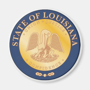 Louisiana State Seal Magnet