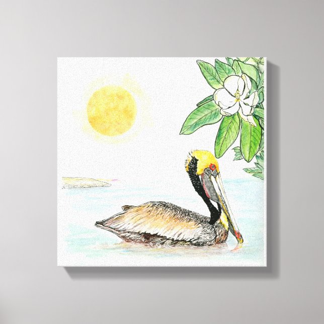 Louisiana Stretched Canvas Print (Front)