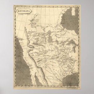Louisiana Territory: 1804 Poster