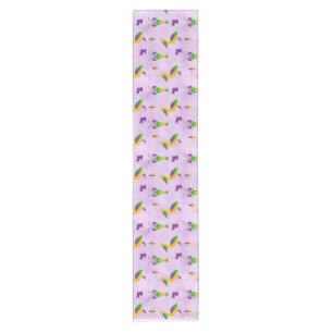 Louisiana Themed Mardi Gras Table Runner