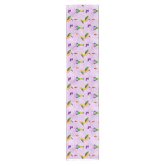 Louisiana Themed Mardi Gras Table Runner