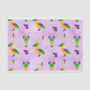 Louisiana Themed Mardi Gras Tissue Paper