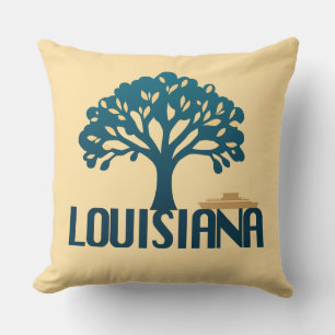 Louisiana United States of America Throw Pillow