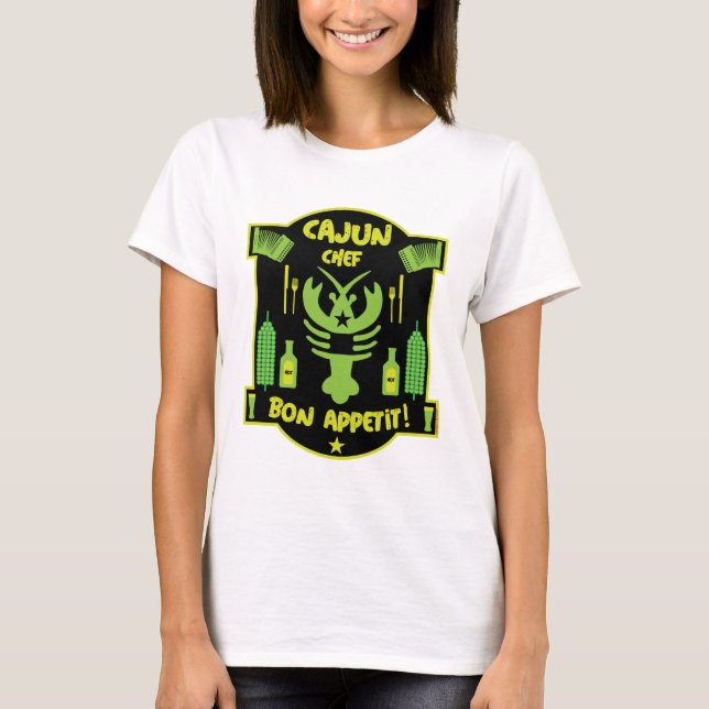 Louisiana's Cajun Foodies And Events   T-Shirt (Front)