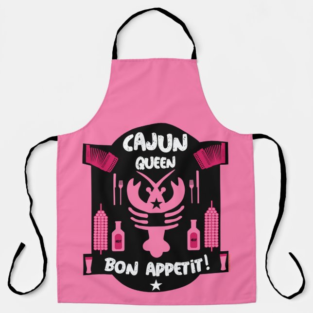 Louisiana's Cajun Queen Apron (Front)