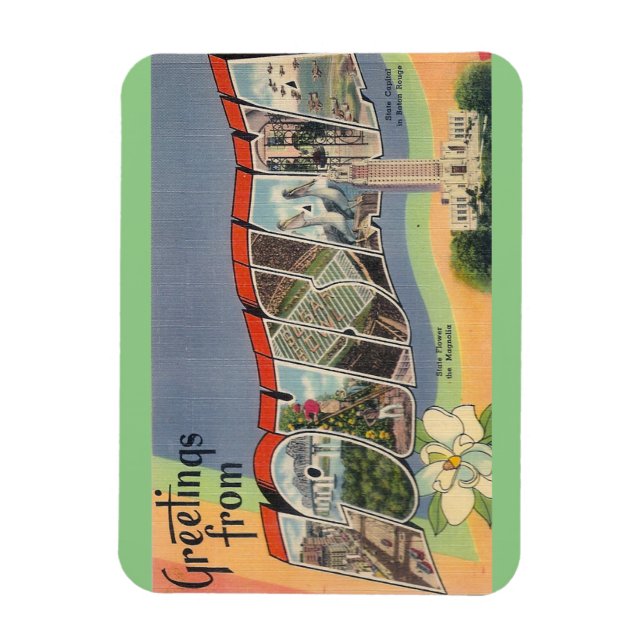 Louisiane Magnet (Vertical)