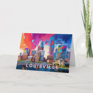 Louisville Abstract Art  Card