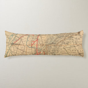 Louisville and Nashville Railroad Body Pillow