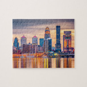 Louisville Bâtiments Sunset Jigsaw Puzzle