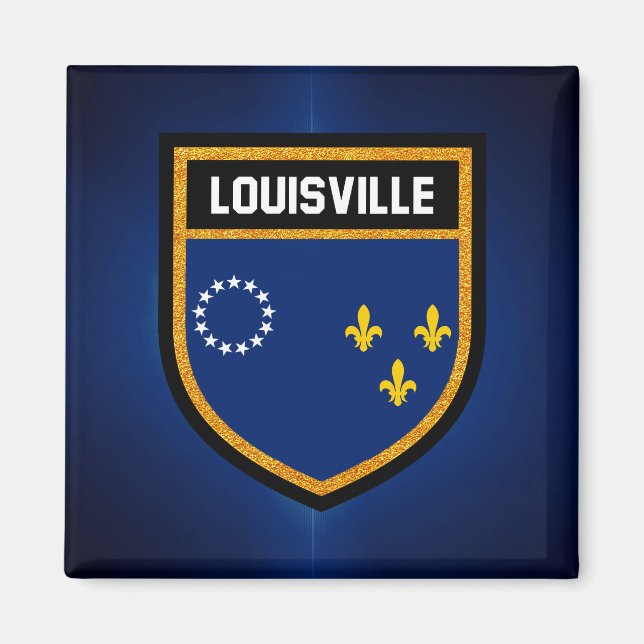 Louisville Flag Magnet (Front)