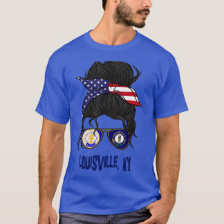 Louisville for Girls Louisville Kentucky Flag for  T-Shirt