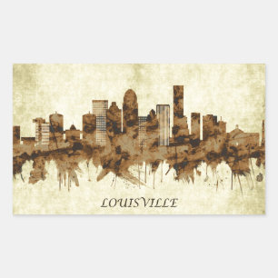 Louisville Kentucky Cityscape Sticker