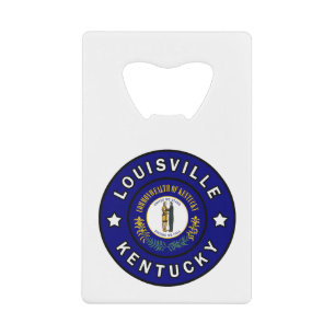 Louisville Kentucky Credit Card Bottle Opener