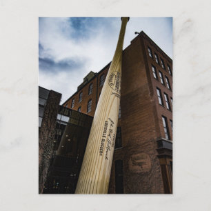 LOUISVILLE KENTUCKY Giant BASEBALL bat Postcard