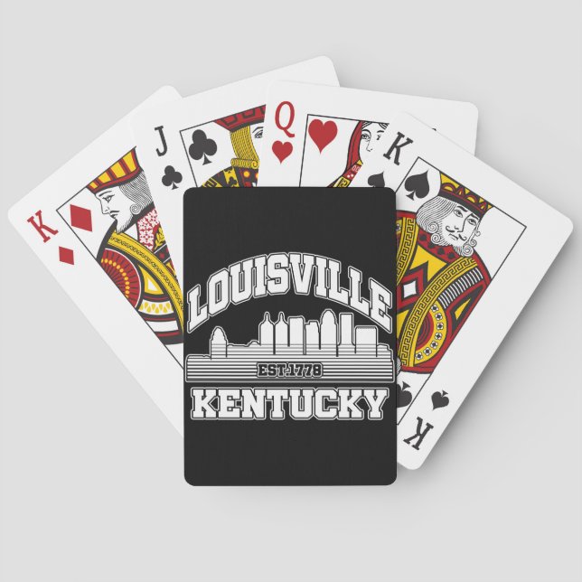 Louisville,Kentucky Playing Cards (Back)