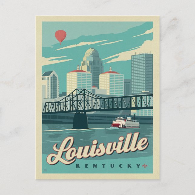Louisville, Kentucky Postcard (Front)
