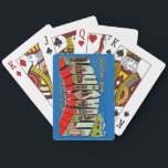 Louisville KY Greeting Playing Cards<br><div class="desc">Vintage greetings postcard from Louisville,  Kentucky repurposed!</div>