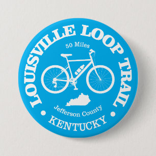 Louisville Loop (cycling) 3 Inch Round Button