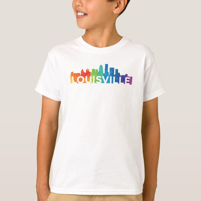 Louisville Pride Boy's Hanes Tagless T-Shirts (Front)