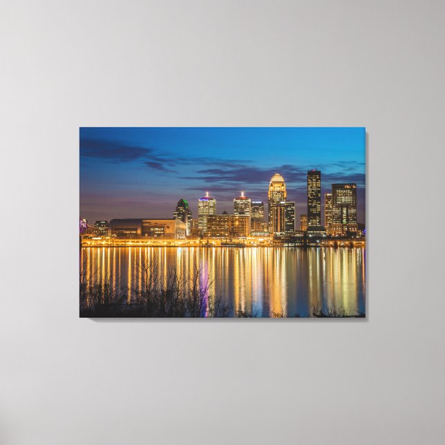 Louisville Skyline Canvas Print (Front)