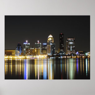 Louisville skyline print