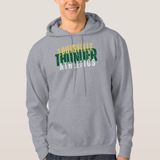 Louisville Thunder Athletics (GREY) Hoodie (Front)