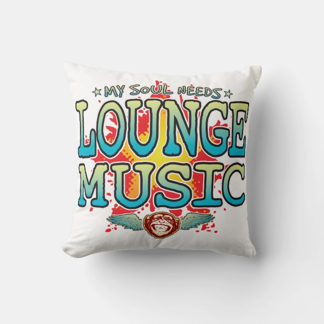 Lounge Music Soul Cushion (Front)