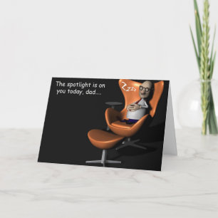 'Lounging Dad' Card