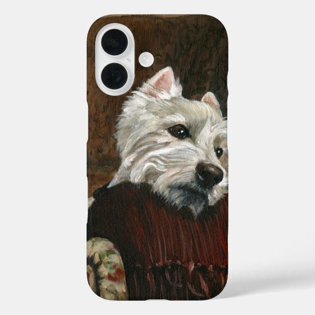 Lounging Westie on Sofa Case-Mate iPhone Case (Back)