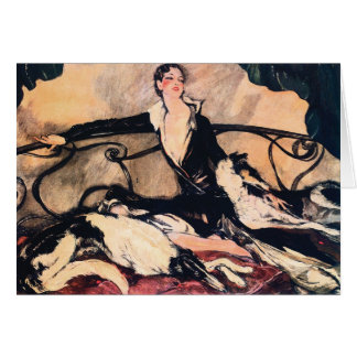 Lounging with Borzoi