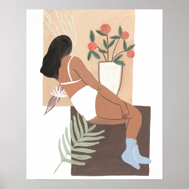 Lounging Woman Poster (Front)