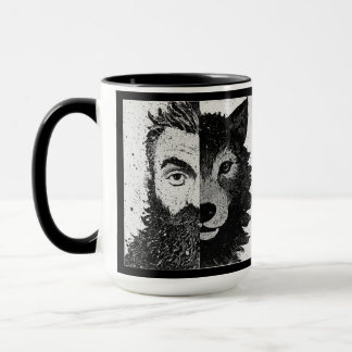 Loup abordable : Mug Demi-Loup
