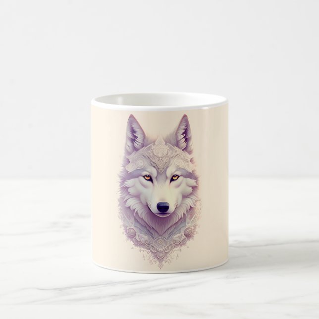 Loup blanc - Mug (Centre)