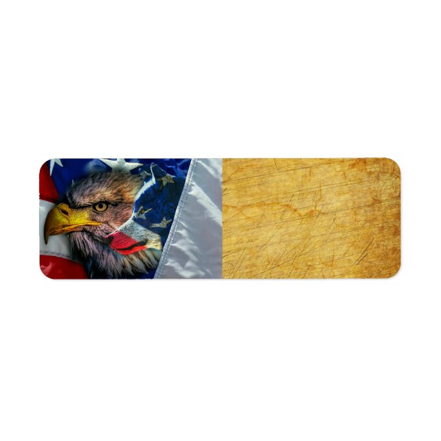 Loup d'aigle patriotique américain (Devant)