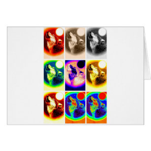 Loup d'art pop