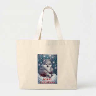 Loup de Noël - Sac fourre-tout