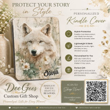 Loup Éthéré & Fleur Sauvage Personnalisé