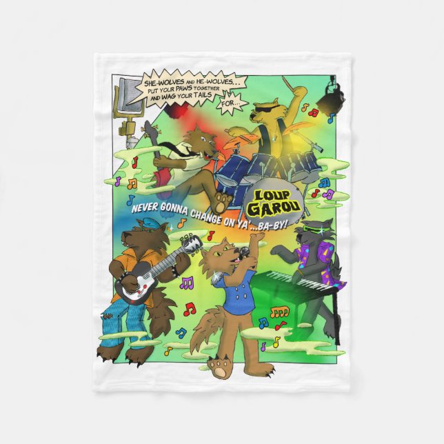 LOUP GAROU Blanket (Front)