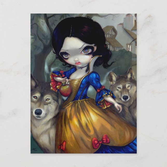 "Loup-Garou : Carte postale Blanche Neige" (Devant)