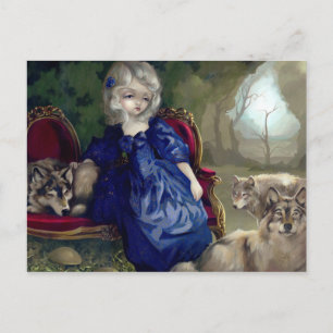 "Loup-Garou :  Carte postale La Tristesse"