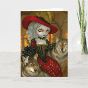 "Loup-Garou :  d'Automne" Carte de voeux