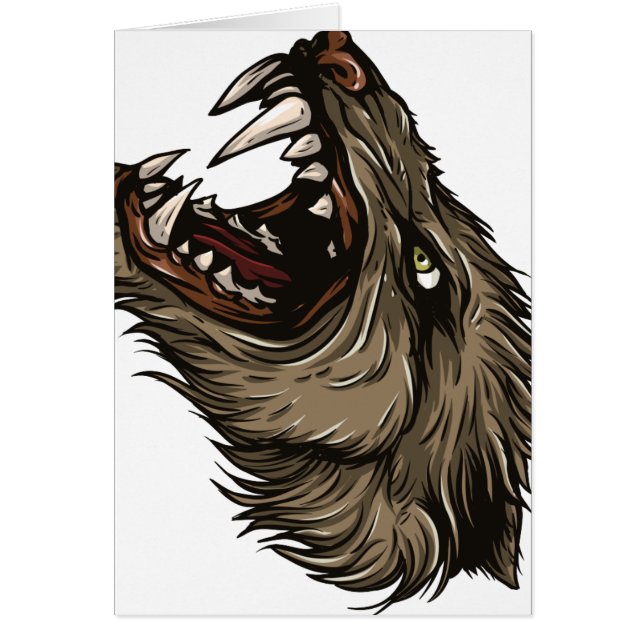 Loup-garou fâché (Devant)