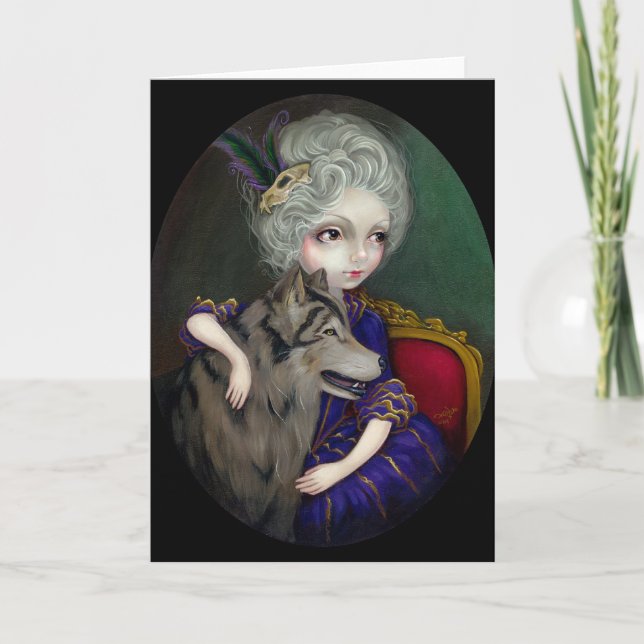 "Loup-Garou : Le Portrait" Carte de voeux (Devant)